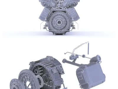  16v4000 MTU Marine Engine 
