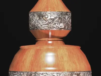 Ancient Royal Hooka 3D model