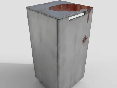 Roll-up Door Cabinet Low-poly 3D model