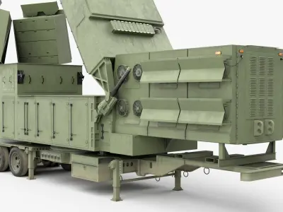  Long Range Surveillance Radar Platform Deployed Rigged 