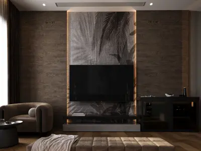 Bedroom 3D model 14