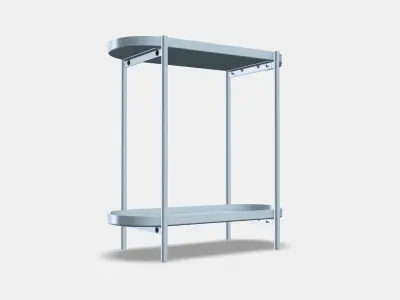 OLIVBLAD Plant stand 3 Low-poly 3D model