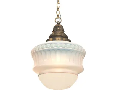 Molded Opaline Glass Pendant 3D model