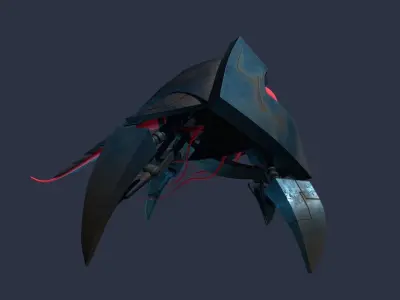 Scrap vehicles 3D model