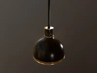 Lamp 3D model pendant Free 3D model