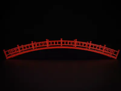 JAPAN TRADITIONAL PROPS Low-poly 3D model