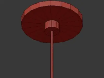 Contemporary chandelier 3D model