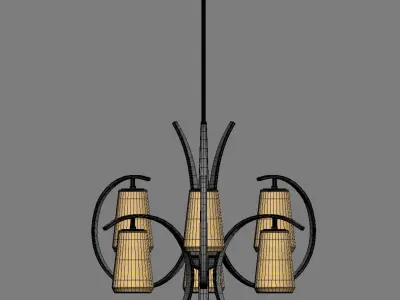 Bezier 6-Light 30 3D model