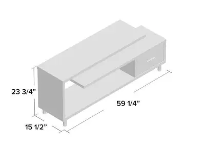 Edwin TV Stand 3D model