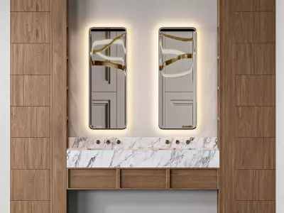 Bathroom Furniture 02 3D model