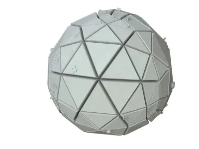 Sci Fi Object No 3596 Low Poly Low-poly 3D model