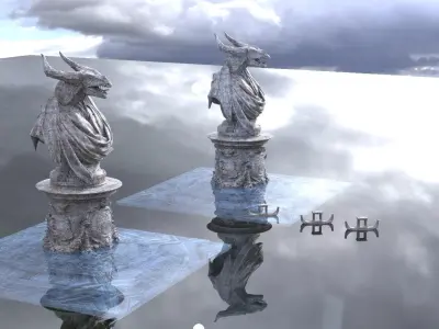 Temple of the Deep Dagon extended 3D model