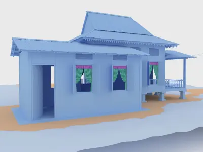 Rumah Kampong 3d TYPE 2 3D model