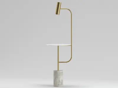 PASTEUR Straight floor lamp Roche Bobois 3D model