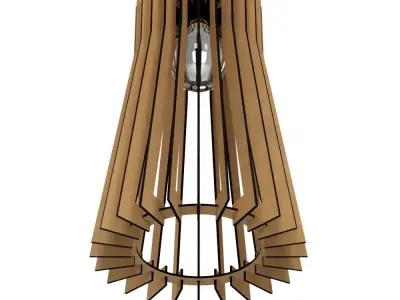 CEILING LIGHT LAMP 3D PRINT AND LASER CUT FILES MODEL 13 3D print model