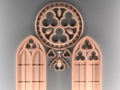Gothic Patterns 3D print model
