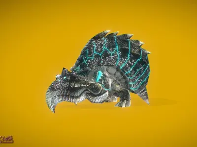 Aliens Ironclad Low-poly 3D model