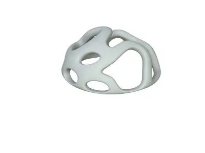 SciFi Cube Object No 44874 Low Poly Shape Low-poly 3D model