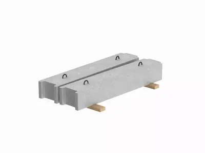 Concrete Blocks 3D model get