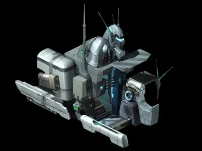 Different dimension - building - entrance 01 3D model