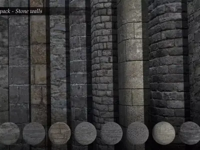 Textures Pack 6 - Stone walls Texture