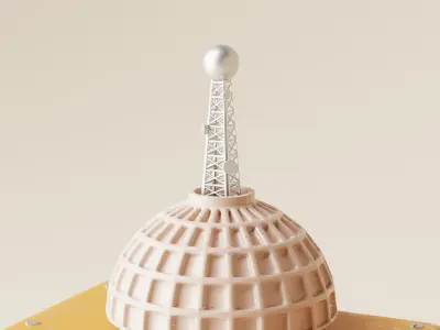 Robot V15 Low-poly 3D model