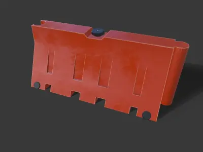 Street Props BARRICADES 3D model