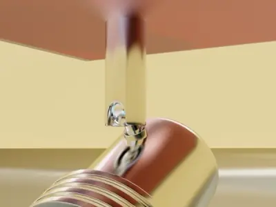 Halogen Lamp Set 10 Photoreal 3D model