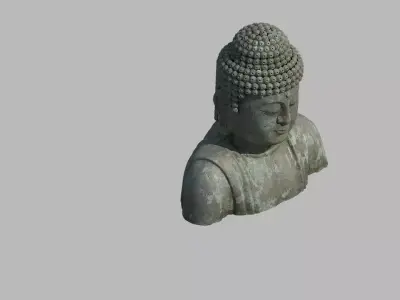 Forest - Religion - Buddha Image 02 3D model