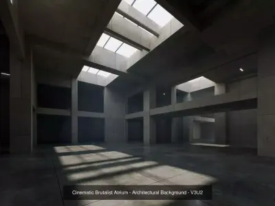 Skylight brutalist Architectural Background pack I - V3
