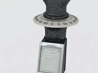 Coin Operated Telescope 3D model