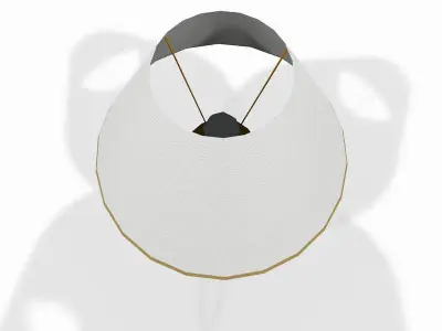 Wooden desk lamp 3D model buy