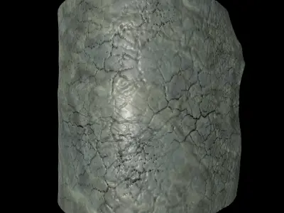 totem cracked rock Free 3D model