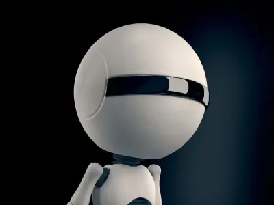 Droid robot 3D model purchase