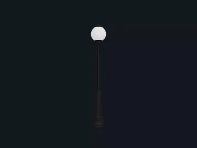 Street light 3D model 25