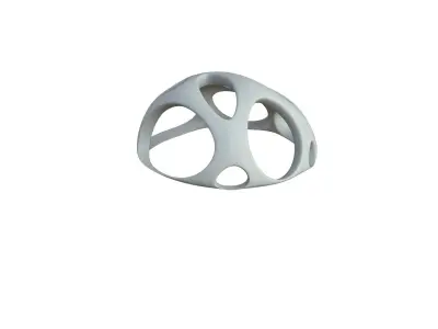 SciFi Cube Object No 51514 Low Poly Shape Low-poly 3D model