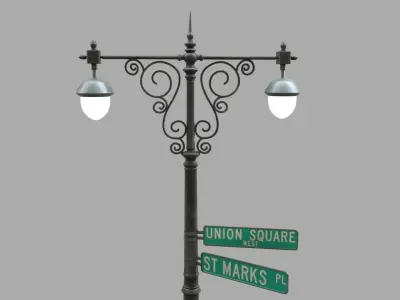 Street lamp 2 3D model