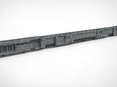 Sci-Fi architecture Elements collection 8 3D model