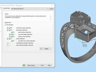 Jewelry ring 368 3D print model