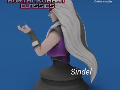 Mortal kombat Classics - Sindel 3D print model