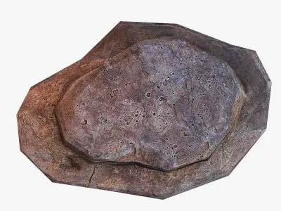 Big Stone 2 low poly Low-poly 3D model