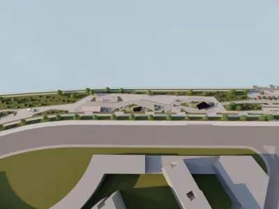 Master park-public park-Private Park Landscape 3D model