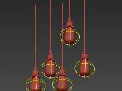 Edison Lamp Pendant 3D model