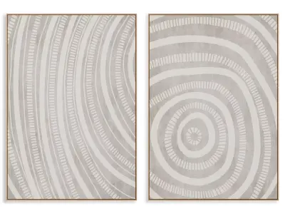 Abstract Painting Frame set 3D model 843