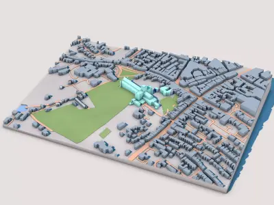 St Stephens Cathedral in Hertfordshire United Kingdom 3D model