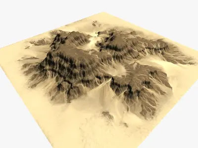 Brown C 29042015 Low-poly 3D model