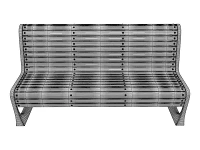 Street Chair 2 3D model