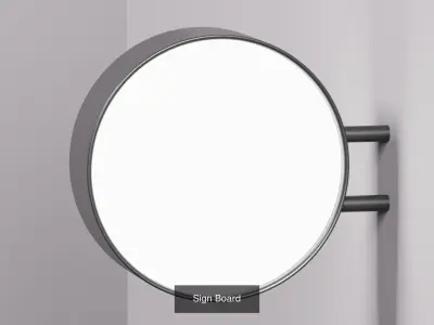 Sign board 3D Model Pack