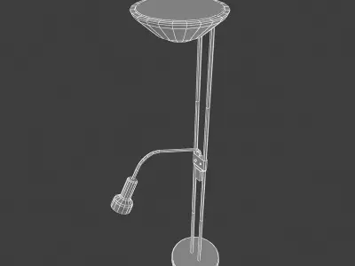 Standing living room lamp 3D model