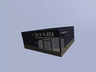 Shop French KIABI Low-poly 3D model